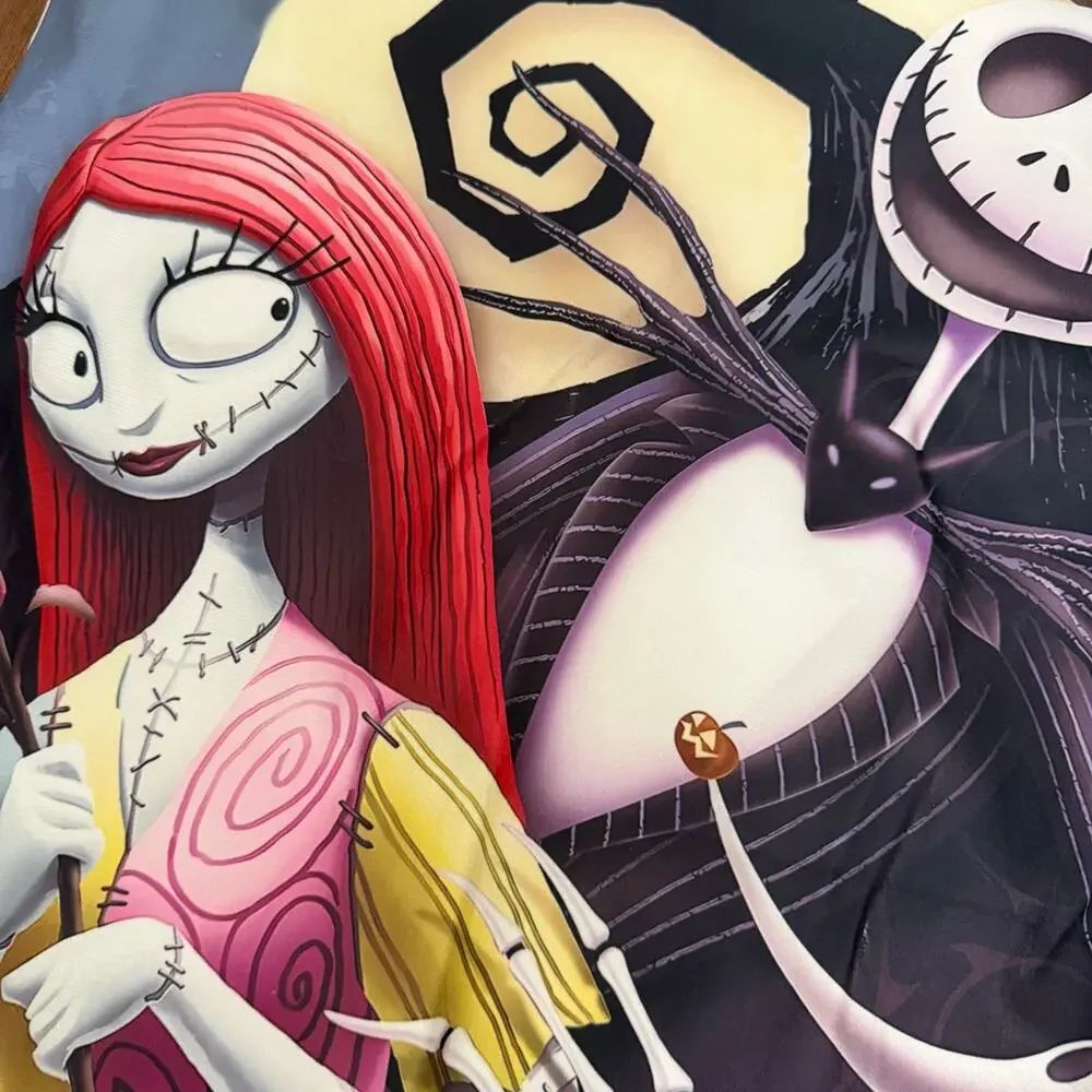 Unused Nightmare Before Christmas Pillow Case 17 x 17